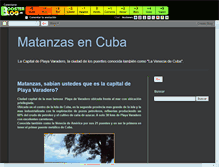 Tablet Screenshot of fotosdematanzasencuba.boosterblog.es