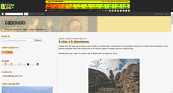 Desktop Screenshot of cabovolo.boosterblog.es