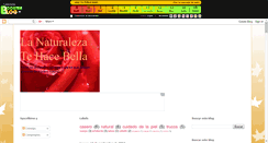 Desktop Screenshot of natural.boosterblog.es