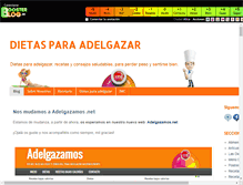 Tablet Screenshot of dietas.boosterblog.es