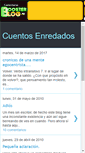 Mobile Screenshot of cuentero.boosterblog.es