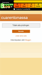 Mobile Screenshot of cuarentonasreunidas.boosterblog.es