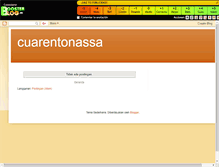 Tablet Screenshot of cuarentonasreunidas.boosterblog.es