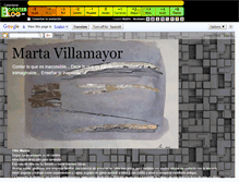 Tablet Screenshot of martavillamayor.boosterblog.es